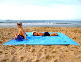 STRANDTUCH - XXL+ IBIZA 2.0 - BLAU BEDRUCKT BLAU
