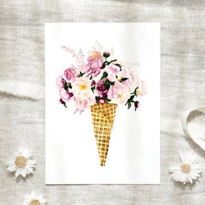 Postkarte - Flower Cone