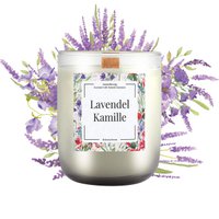 Aromatherapie Duftkerze 200g – 5 Duftvarianten, Naturwachs, 40h