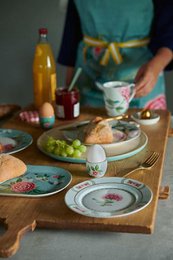 Plate Blushing Birds White 17cm