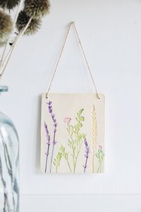 Keramiek wandhangers Flowers