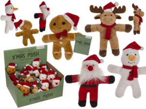 Xmas Plush with magnet, 15 cm,