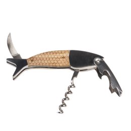 Fish shaped corkscrew in a tin - Spirit of Adventure