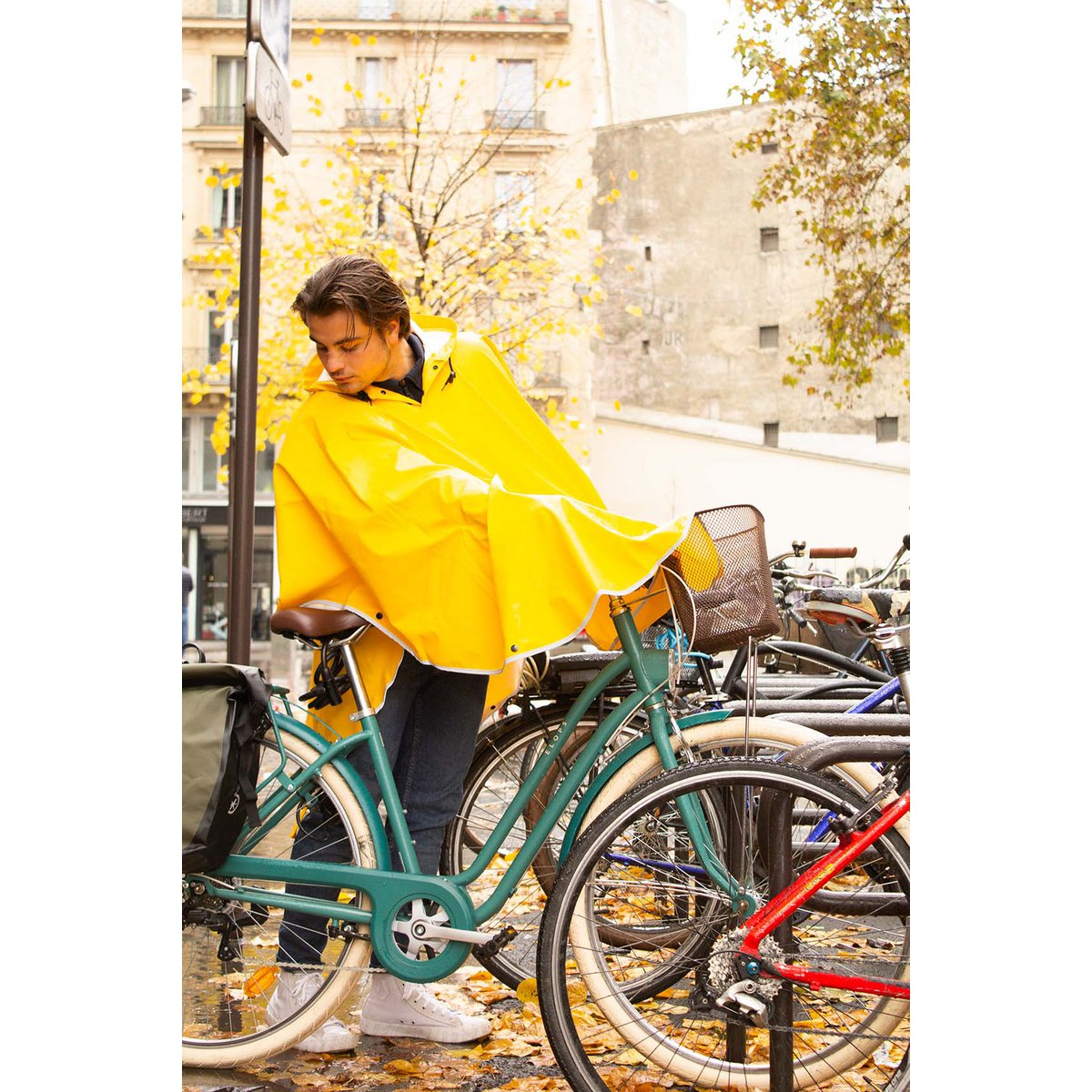 London Cycling Rain Cape Cleverhood Cycling Poncho Imbris Rain