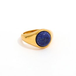 Zana - Ædelsten Signet Ring Malakit