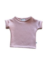 Soft, comfortable baby shirt in nude pink color. Made of high-quality cotton fabric. Available in various sizes from 50/56 to 98/104.