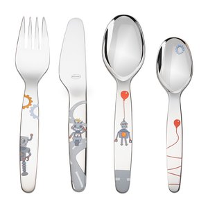 Rösle Kitchen - Kinderkoppler kleiner Roboter -Set von 4 Teilen Assorti - Multicoloror