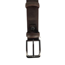 Cintura in pelle monogramma | Genuina pelle | Cintura maschile e signore | 3,5 cm | 8 colori