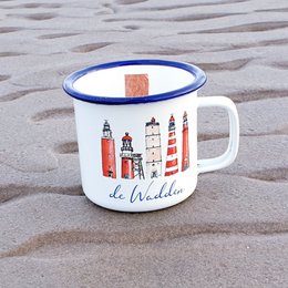 WADDEN LIGHTHOUSES CANDLE IN A CUP
