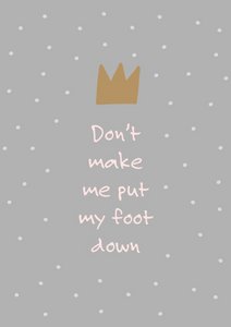 Poster Flamingotext A4