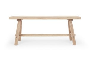 Bench »Hans« - oak wood in a natural look – farmhouse style meets elegance