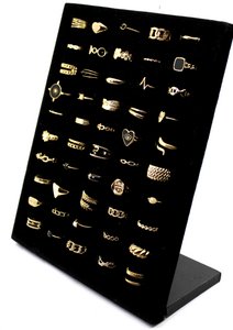 Best seller kit 50 rings gold steel black white Christmas