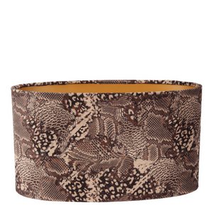 Lampenschirm 30 cm - Leopardenmuster - Braun