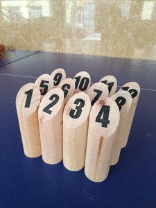 Nordic pine wood launch game