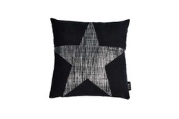 gloss print silver STAR 45x45cm