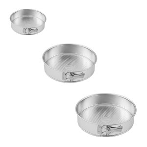 Set of 3 springform springform pans 18.5 cm + 26 cm + 28 cm Zenker Silver