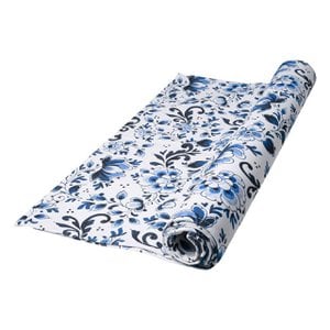 Table runner Flowers White