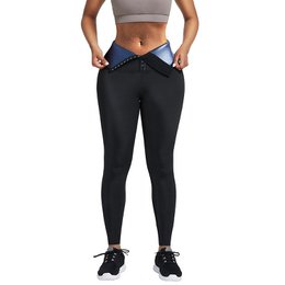  Black high waist sweat leggings, stretchy athletic pants, fitted slim leg design, comfortable workout wear.