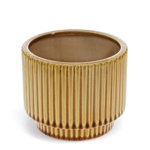 Ridged planter - Mustard