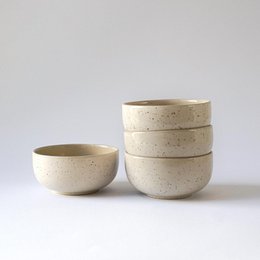 Mini Hollyhock bowl - sand & speckles - 150 ml