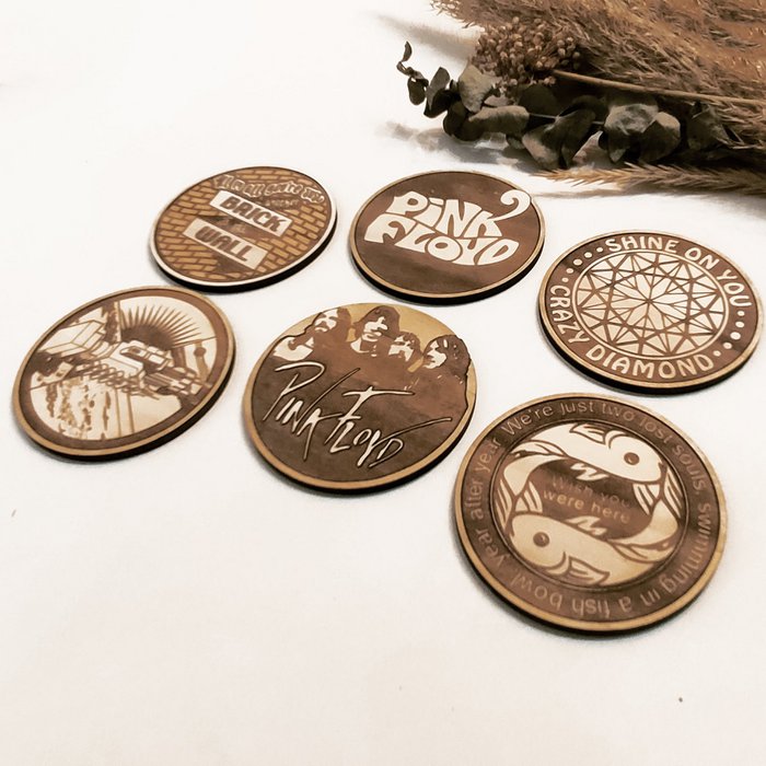 STAR WARS Wood Burned Coasters DIY!