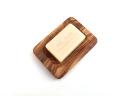 Soap dish rectangular rounded Soap dish made of olive wood
