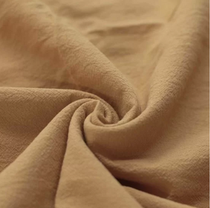 Bettlaken aus gewaschener Baumwolle CAMEL