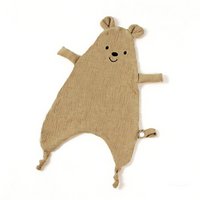 Hydrophilic cuddle cloth bear with mounting cord - sand