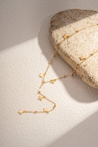 Elegante raffinierte Edelstahlkette minimalistische trendige rostfreie Edelstahl