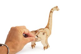 MODELLO IN LEGNO DIPLODOCUS MECCANICO 3D
