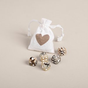 Würfelset Braun (VE = 8 Sets)