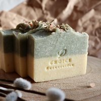 Naturseife "Lemongrass" mit Himalayasalz, vegan, palmölfrei
