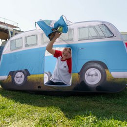 Volkswagen VW T1 Bus Kids Pop Up Tent/Blue
