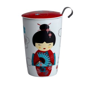 porcelain mug TEAEVE® "Little Geisha red"