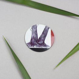 Sæt med 6 Rising Sun coasters
