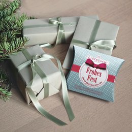 Lykkelys / I gaveæsken med udskåret sløjfe 🎀 / Prikker / Glædelig jul