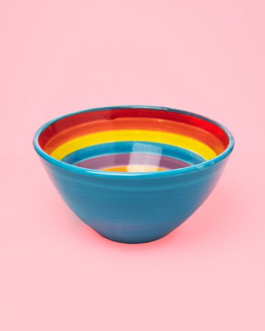 Ceramic salad bowl 1.5l - 21cm / Multicolor IRIS