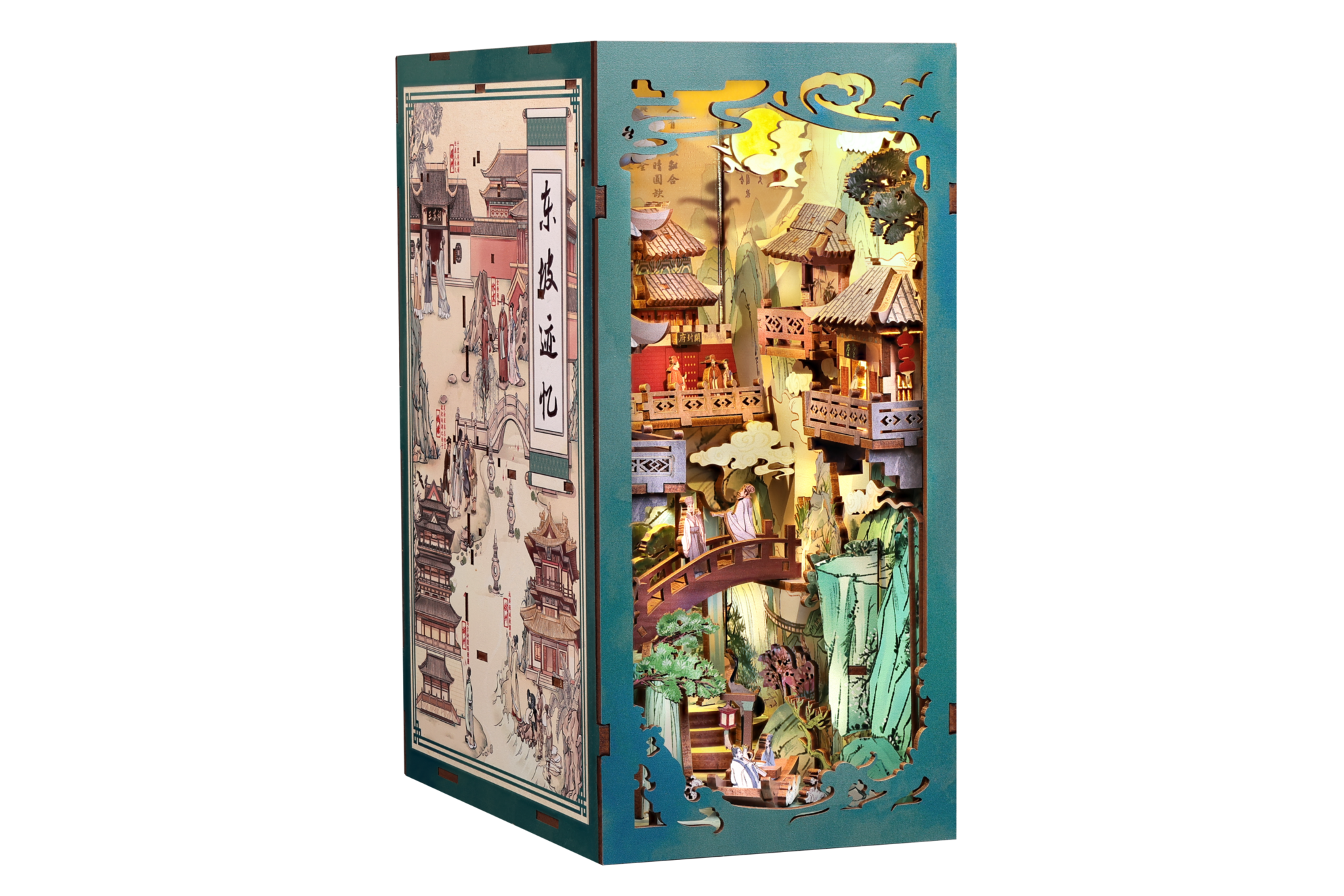 DIY Boeknook Su Dongpo's Leven Traditionele Chinese Cultuur