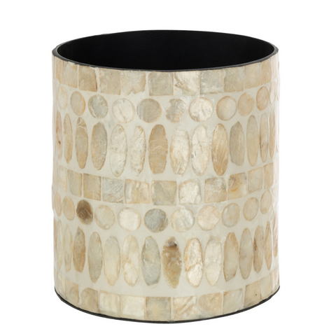 J -Linie Blumenpot Perle - Jute - Beige - Ø 14 cm