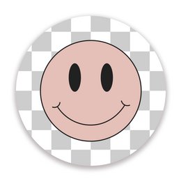 Wandkreis-Set Smileys Pink