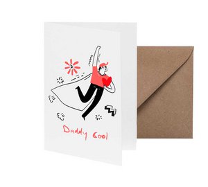 Grußkarte Daddy Cool
