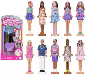 Mini Barbie Land Fashionistas - Puppe 4 cm + Applikatorflasche