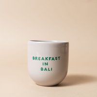 Sisi mug, Breakfast in Bali