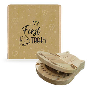 Meine ersten Zähne – Zahnbox aus Holz