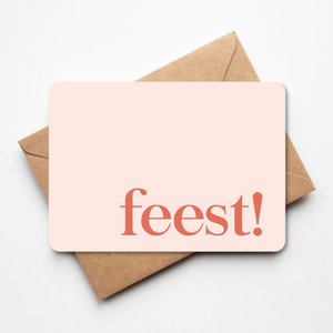 Wenskaart Feest!