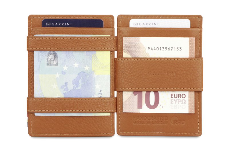 Portafoglio Essenziale ID Window Cognac Marrone
