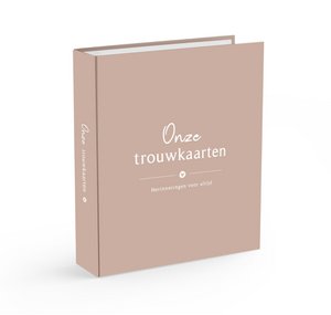 Fyllbooks Bewaarbundel Trouwkaarten Roze A5