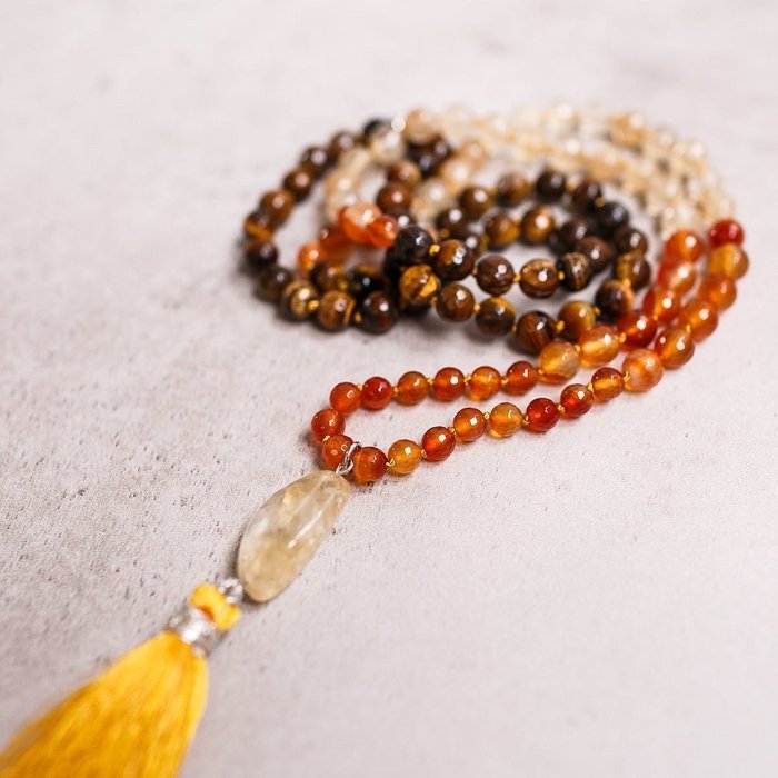 Autumn Love Gemstone Mala
