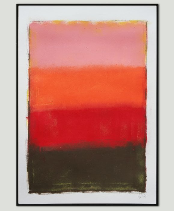 Schilderij - Sunset Colors