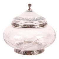 Bowl with lid resin 26 cm